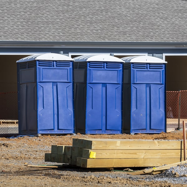 how can i report damages or issues with the portable toilets during my rental period in Huntingburg IN